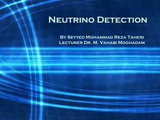 neutrino detection