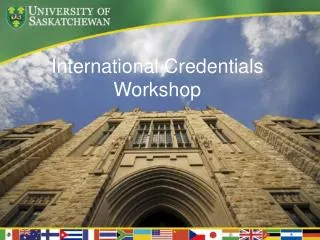 International Credentials Workshop