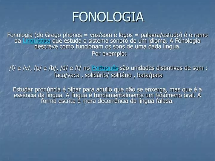 fonologia