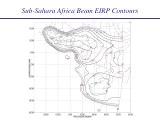 Sub-Sahara Africa Beam EIRP Contours