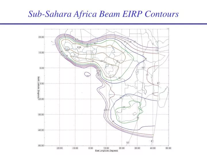 sub sahara africa beam eirp contours