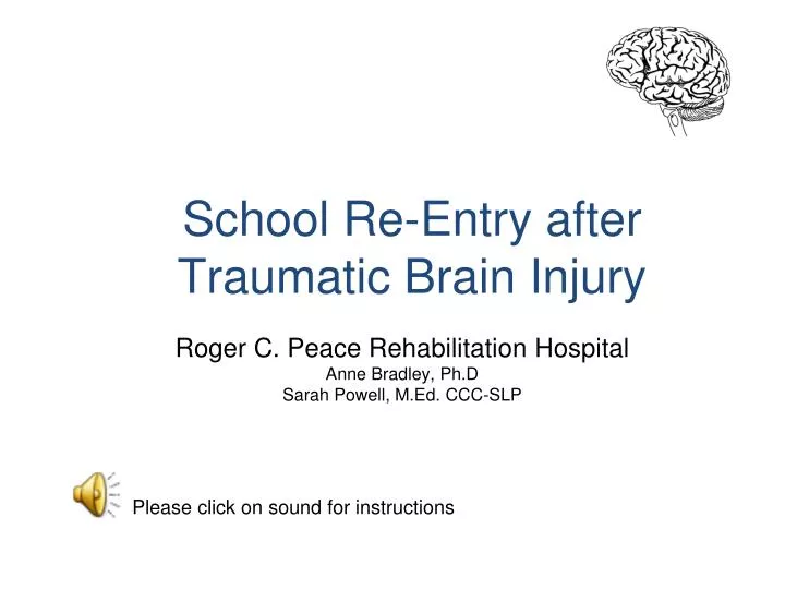 school re entry after traumatic brain injury