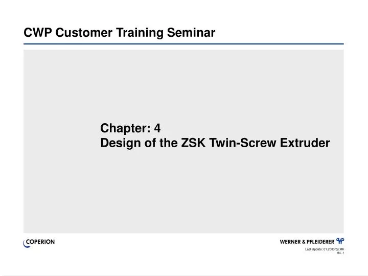 cwp customer training seminar