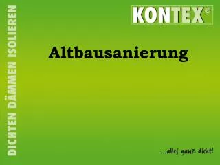 Altbausanierung