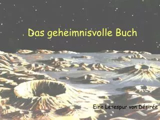 das geheimnisvolle buch