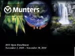 2011 Open Enrollment November 1, 2010 – November 30, 2010 - slide 1