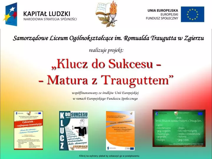 klucz do s ukcesu m atura z trauguttem