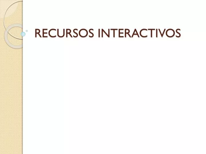 recursos interactivos