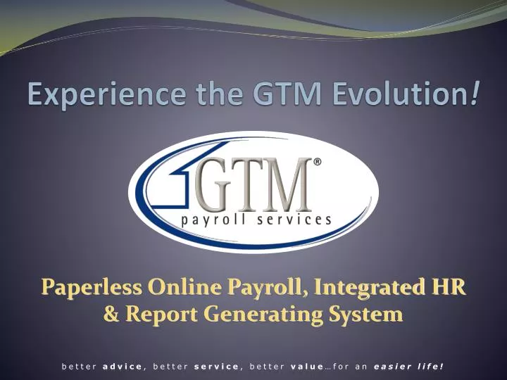 experience the gtm evolution