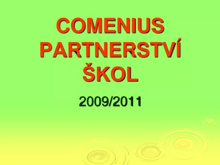 comenius partnerstv kol