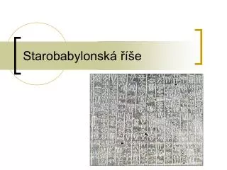starobabylonsk e