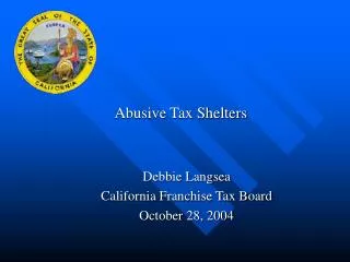 Abusive Tax Shelters