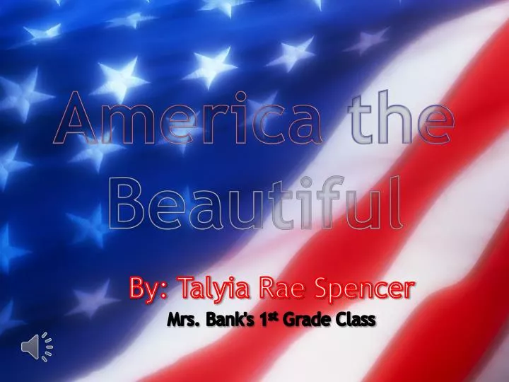 america the beautiful