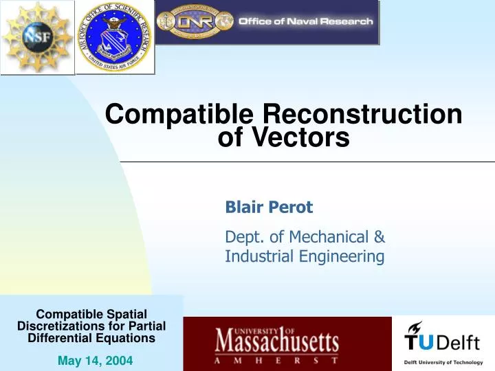 compatible reconstruction of vectors