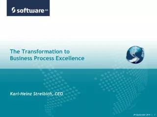 The Transformation to Business Process Excellence