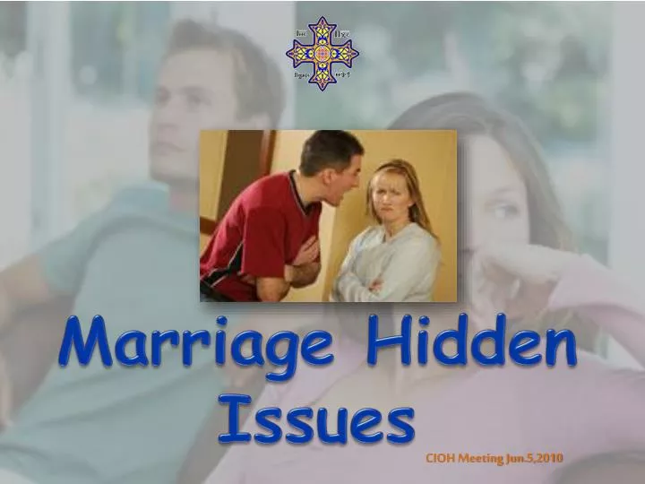 marriage hidden issues