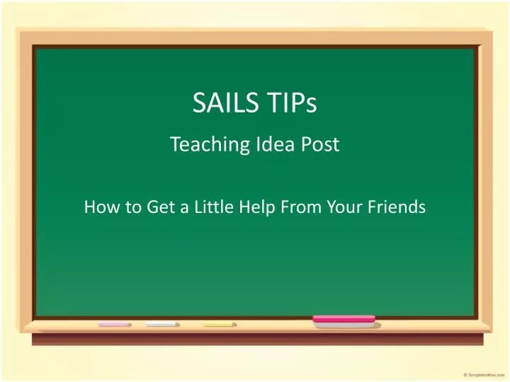 sails tips