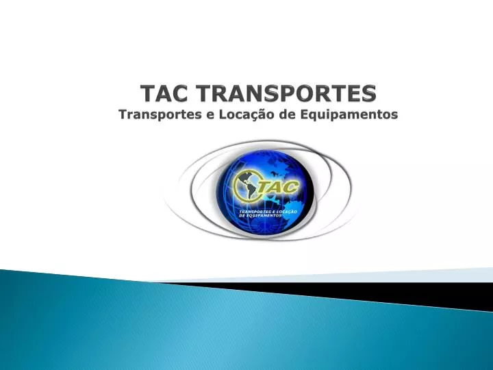 tac transportes transportes e loca o de equipamentos