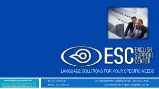Language solutions for your specific needs
