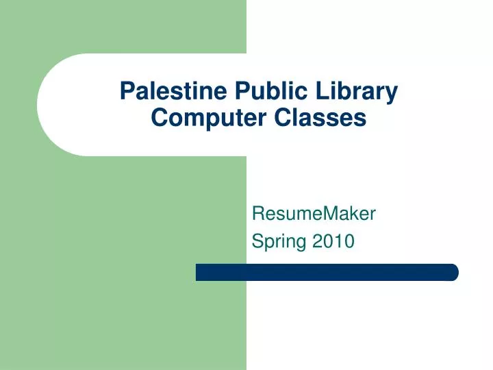 palestine public library computer classes