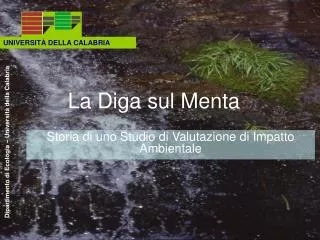 la diga sul menta