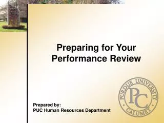 Preparing for Your Performance Review
