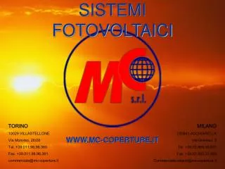 sistemi fotovoltaici