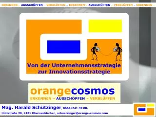 von der unternehmensstrategie zur innovationsstrategie