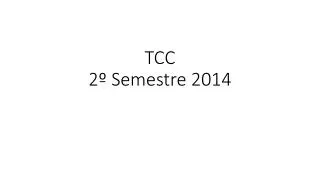 tcc 2 semestre 2014