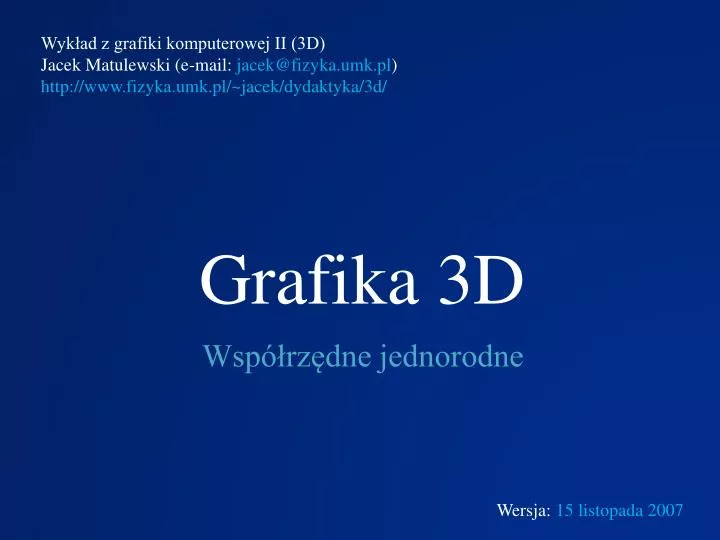 grafika 3d