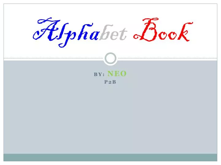 alpha bet book