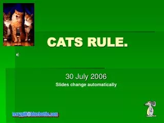 CATS RULE.