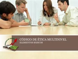 c digo de tica multinivel elementos b sicos