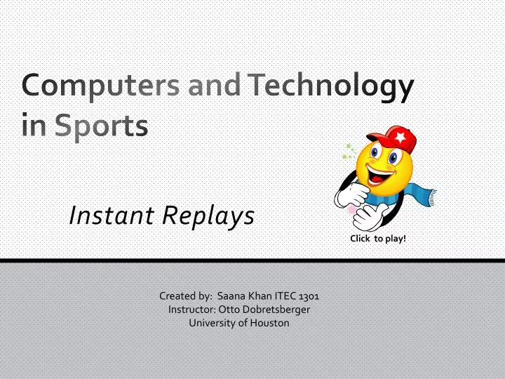 computers and technology in sports