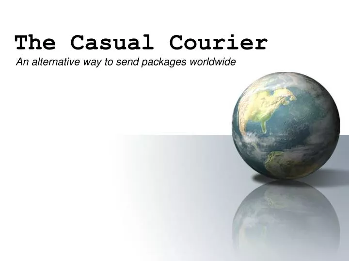 the casual courier