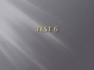 test 6