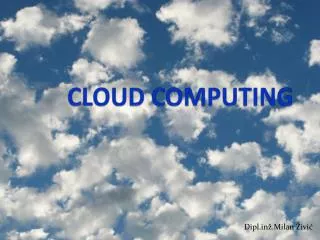 cloud computing