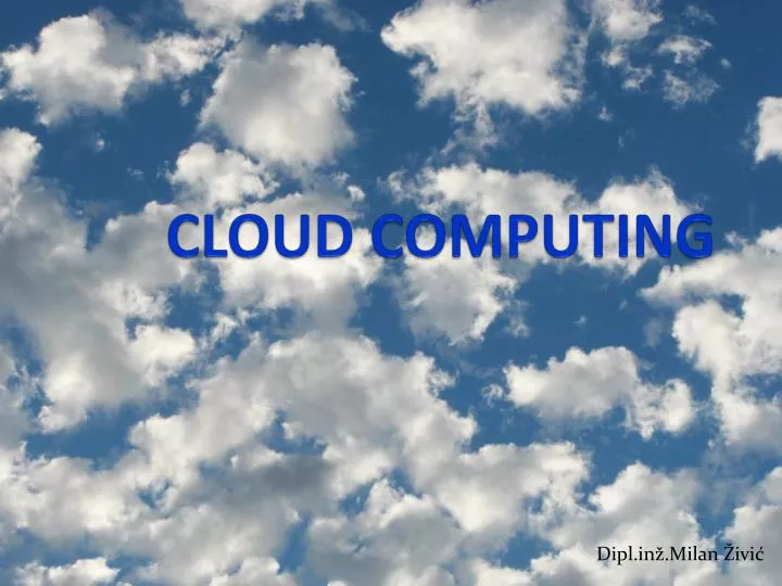 cloud computing