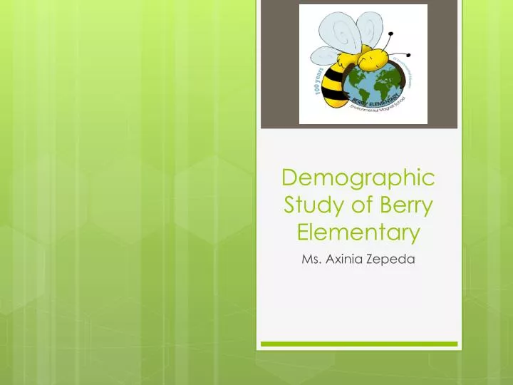 demographic study of berry elementary