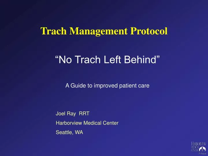 trach management protocol