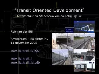 transit oriented development architectuur en stedebouw om en nabij lijn 26