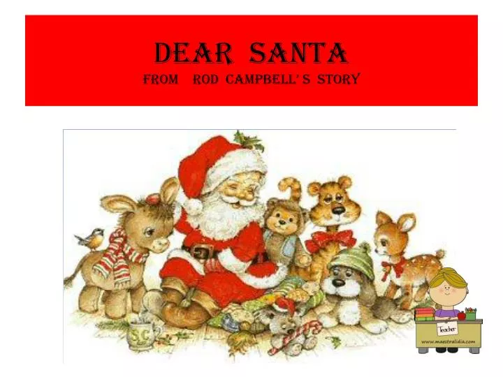 dear santa from rod campbell s story