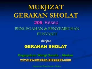 PPT - GERAKAN SHOLAT PowerPoint Presentation, Free Download - ID:218495