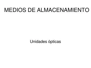 medios de almacenamiento