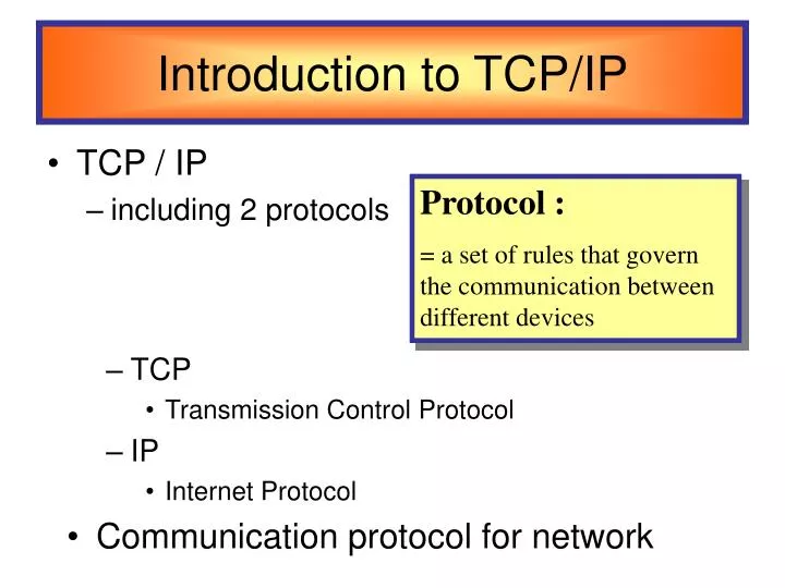introduction to tcp ip