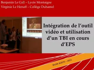 benjamin le gall lyc e montaigne virginie le henaff coll ge duhamel
