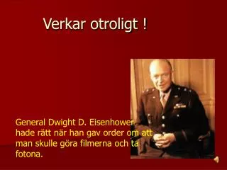 verkar otroligt