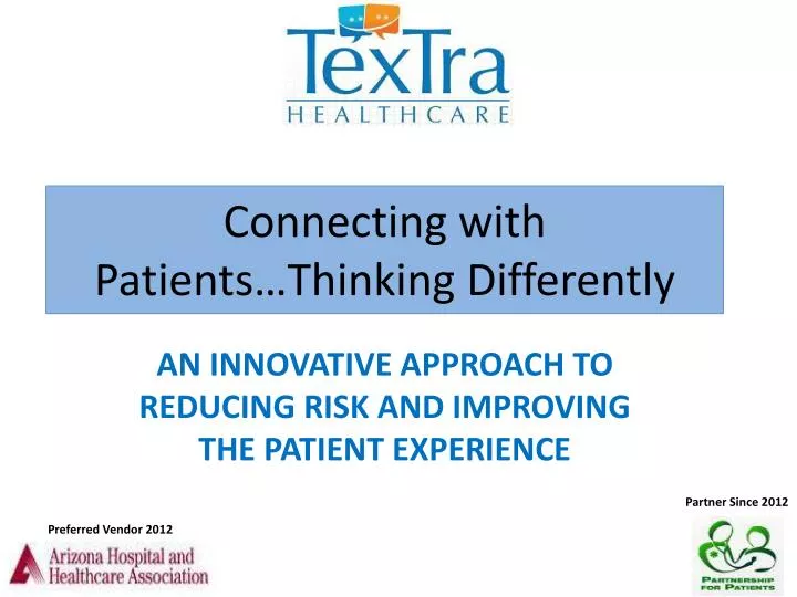 connecting with patients thinking differently
