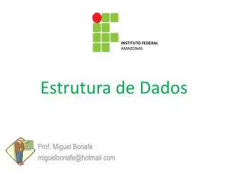 estrutura de dados