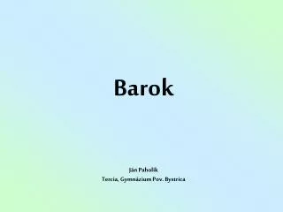 barok